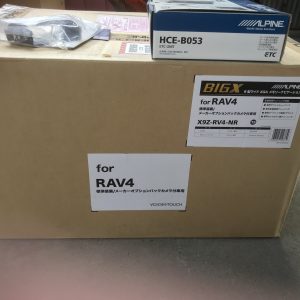 RAV4専用アルパインBIGX、ナビ連動ETCセット限定1台